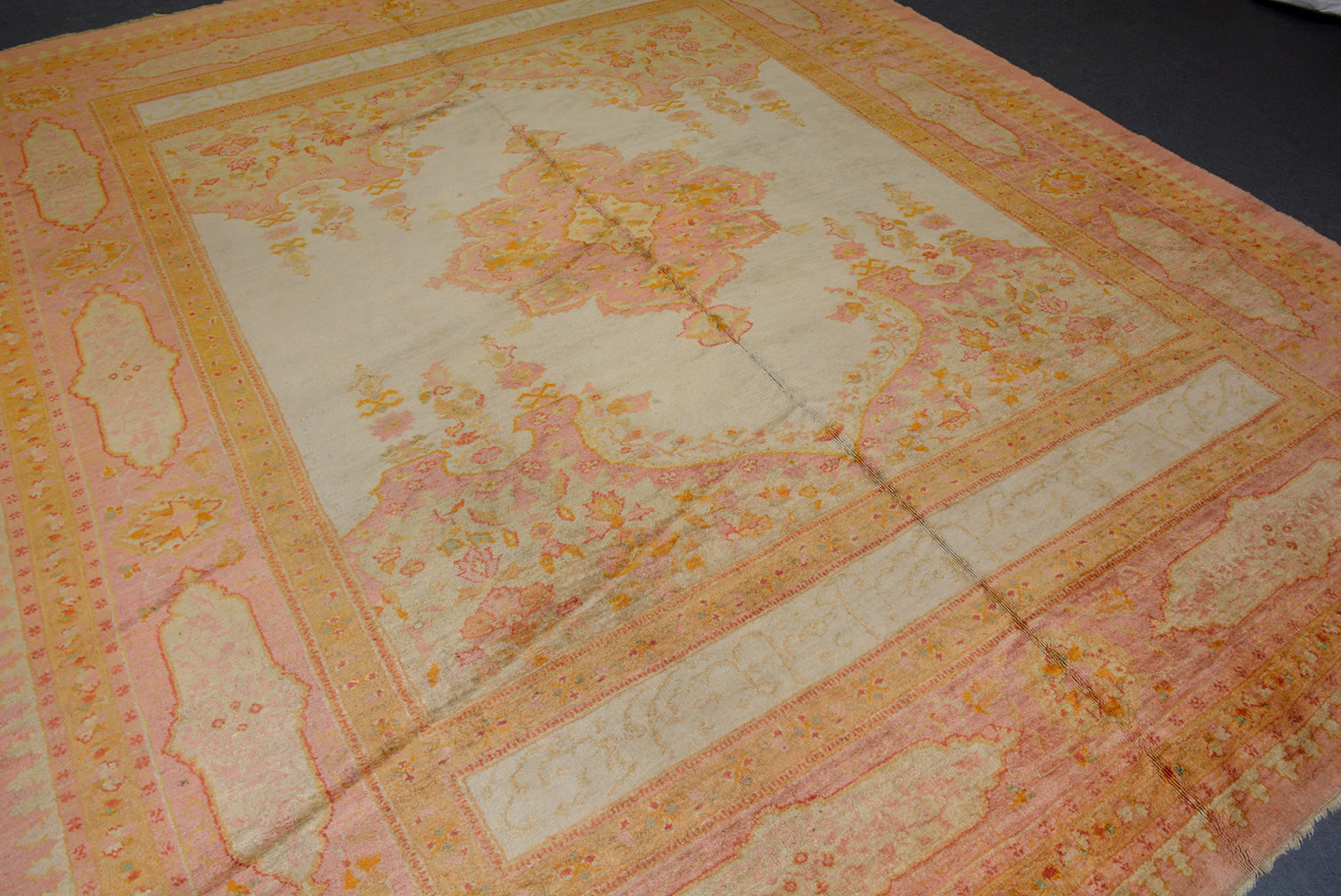 Antique oushak Carpet - # 56571