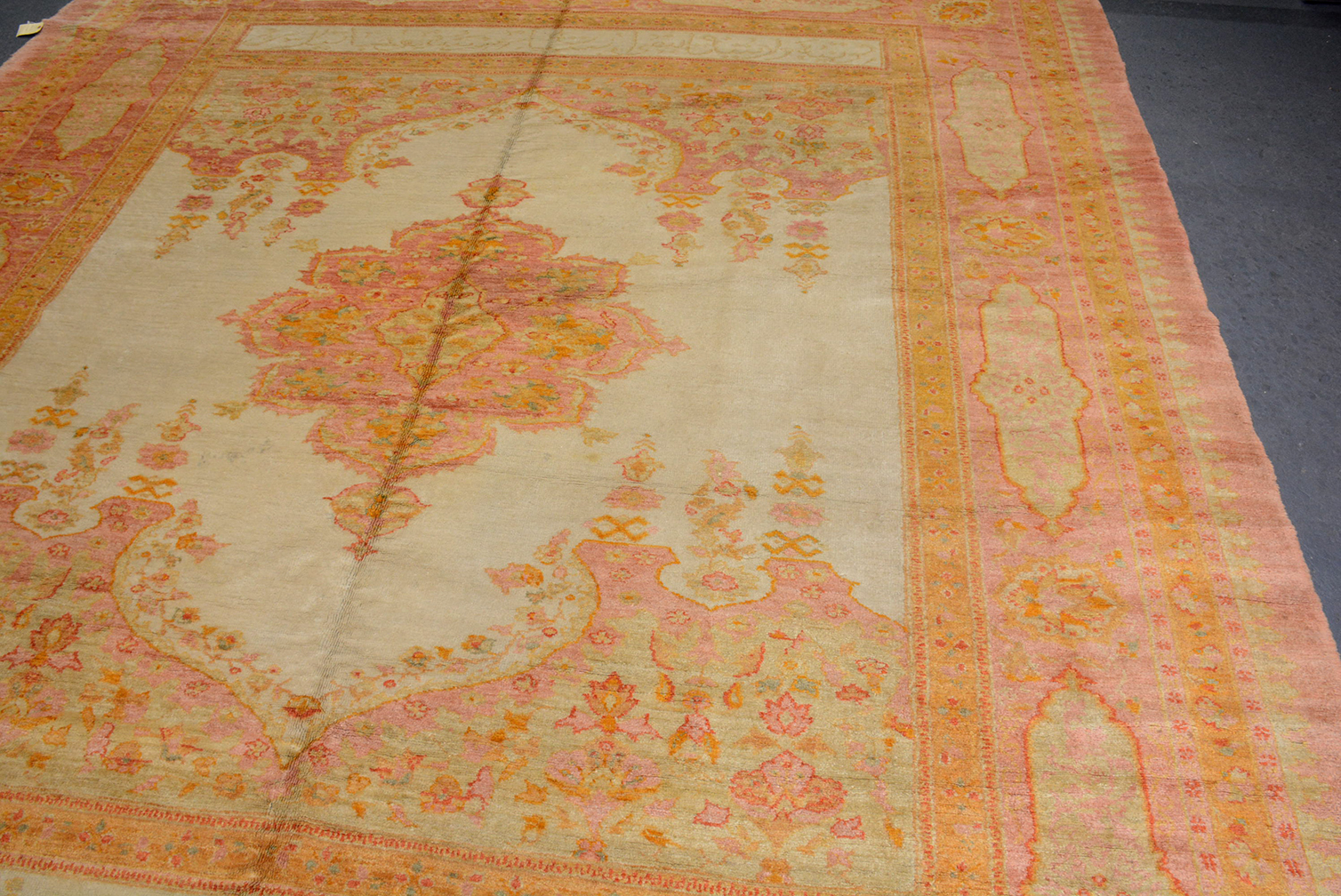 Antique oushak Carpet - # 56571