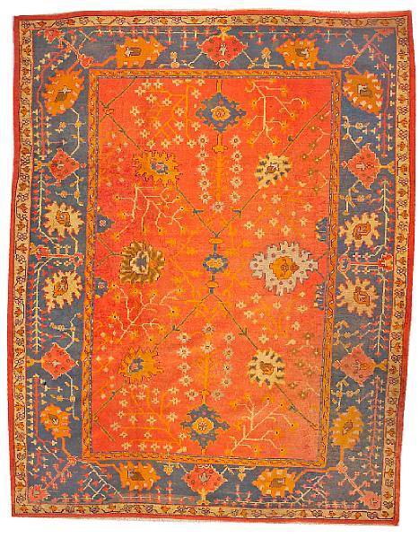 Antique oushak Carpet - # 56574