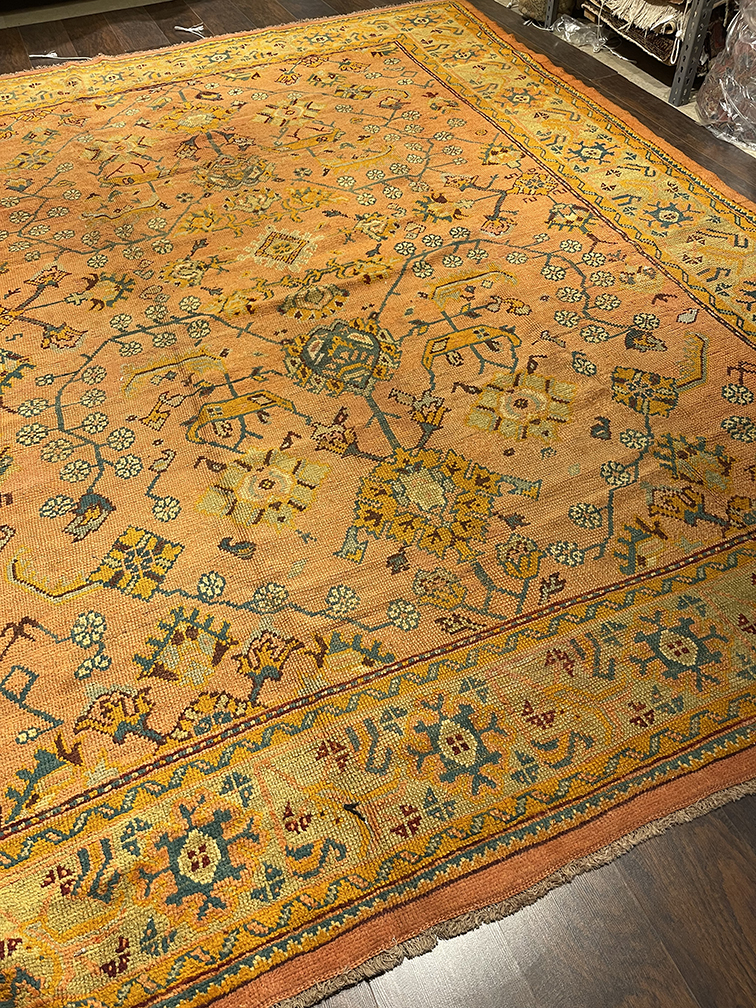 Antique oushak Carpet - # 56604
