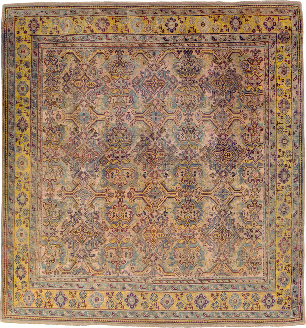 Antique oushak Carpet - # 56614