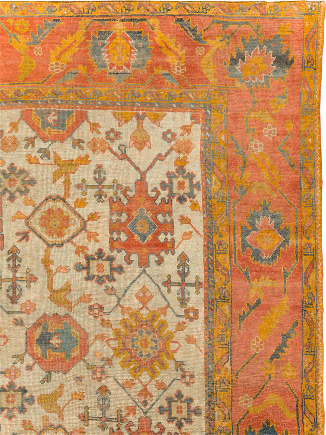 Antique oushak Carpet - # 56661