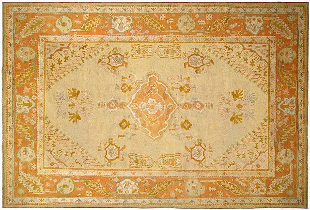 Antique oushak Carpet - # 57220