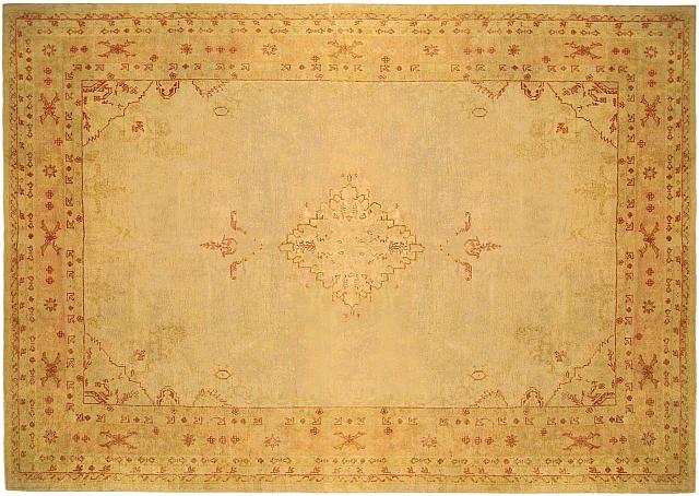 Antique oushak Carpet - # 57221