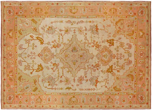 Antique oushak Carpet - # 57222