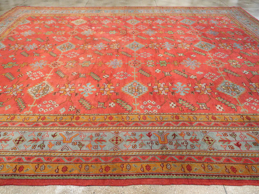 Antique oushak Carpet - # 57328