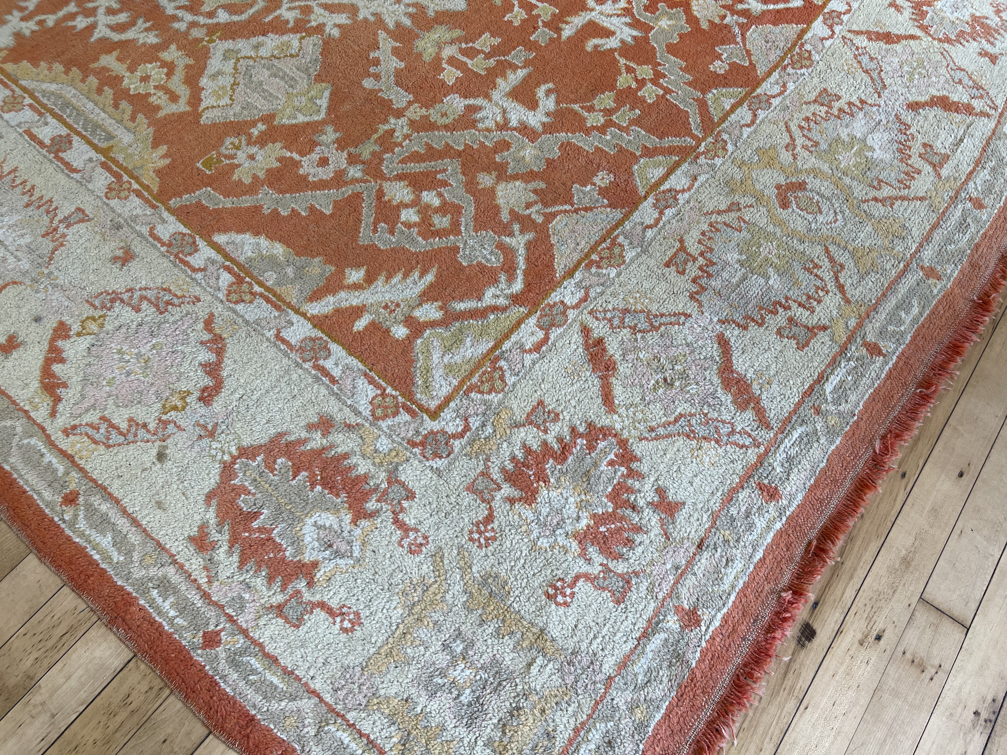 Antique oushak Carpet - # 57887