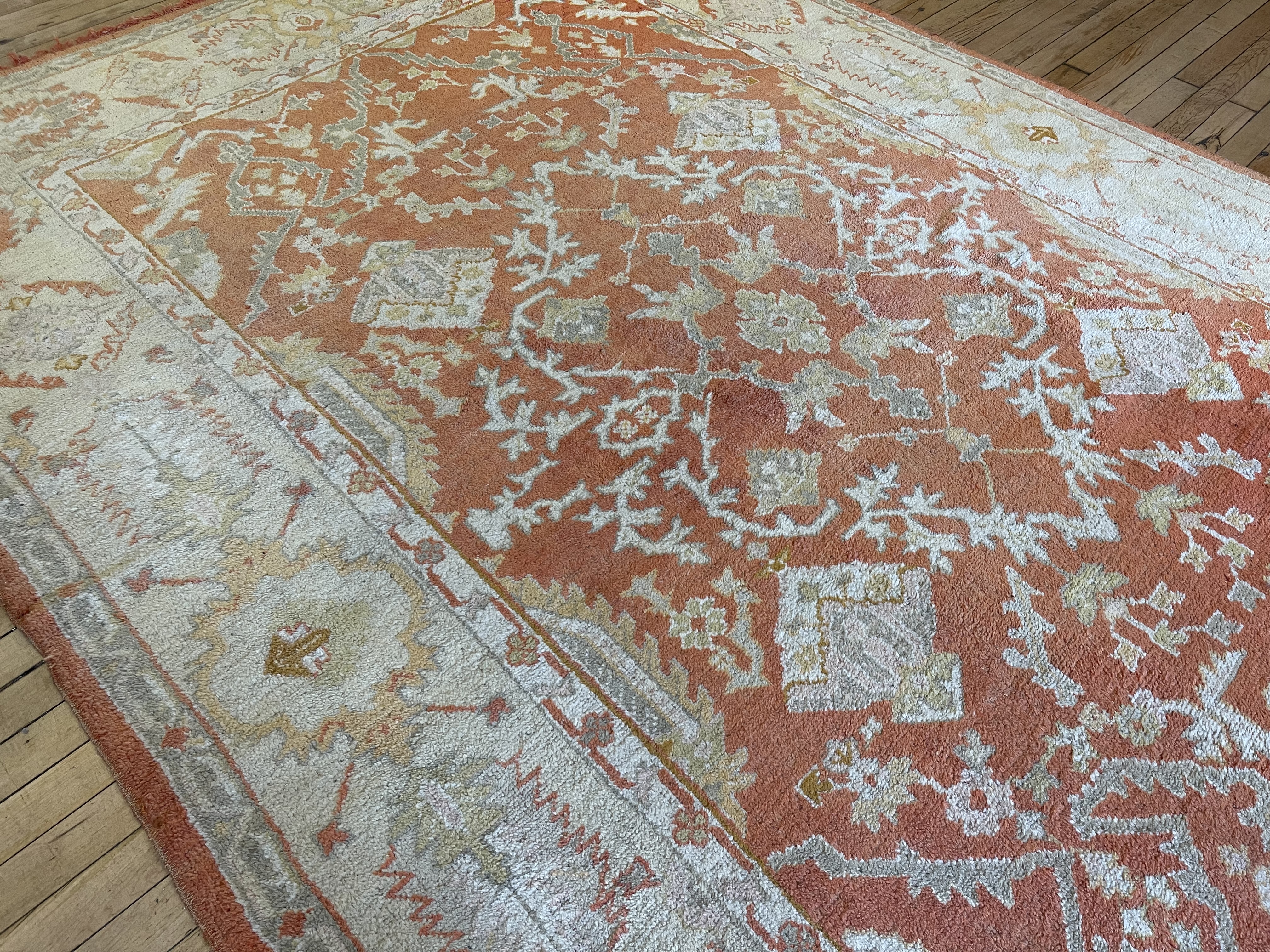 Antique oushak Carpet - # 57887
