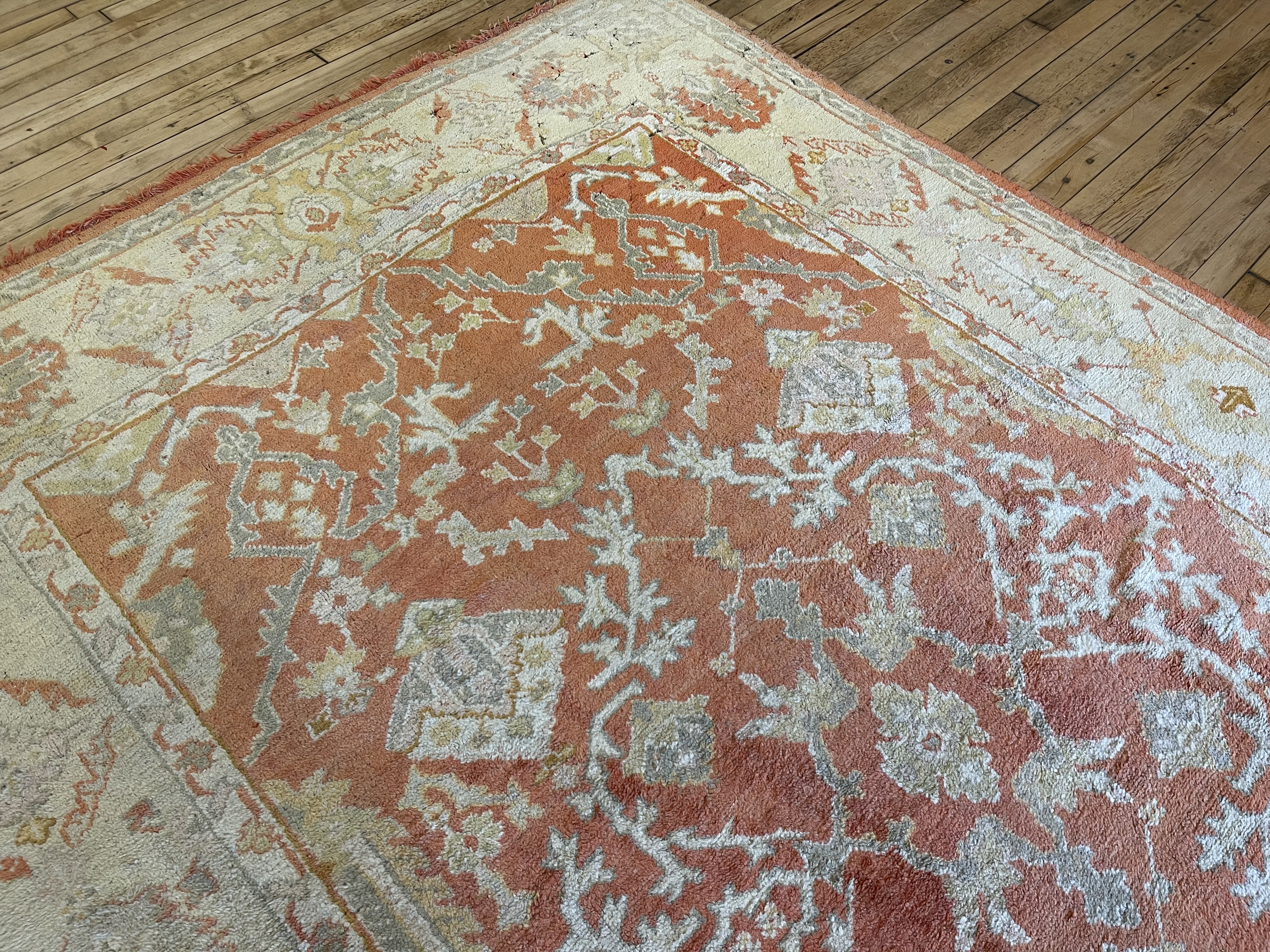 Antique oushak Carpet - # 57887