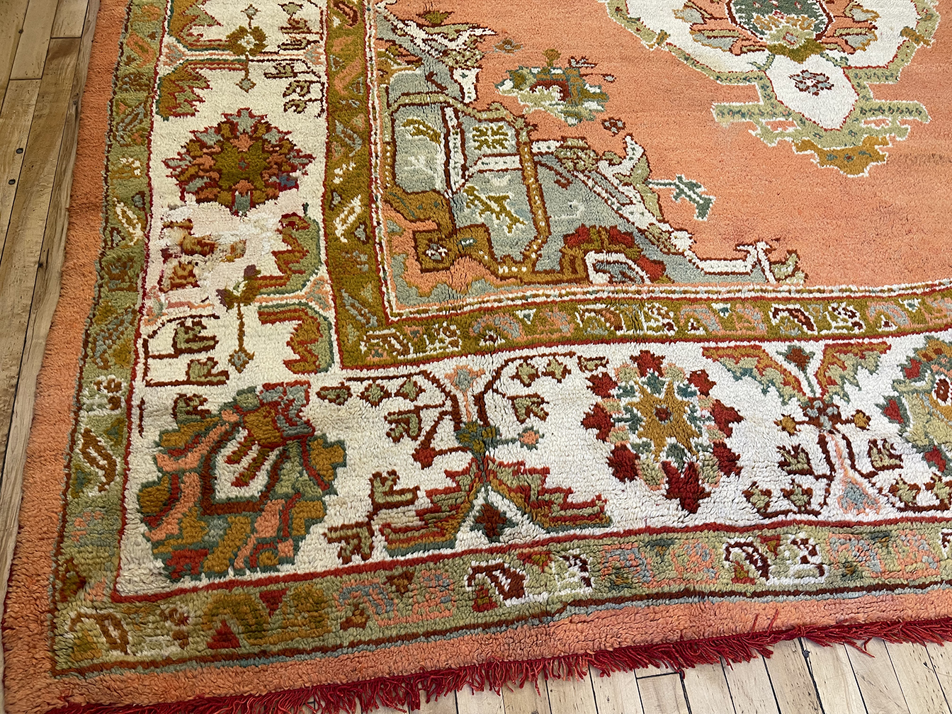 Antique oushak Carpet - # 58173