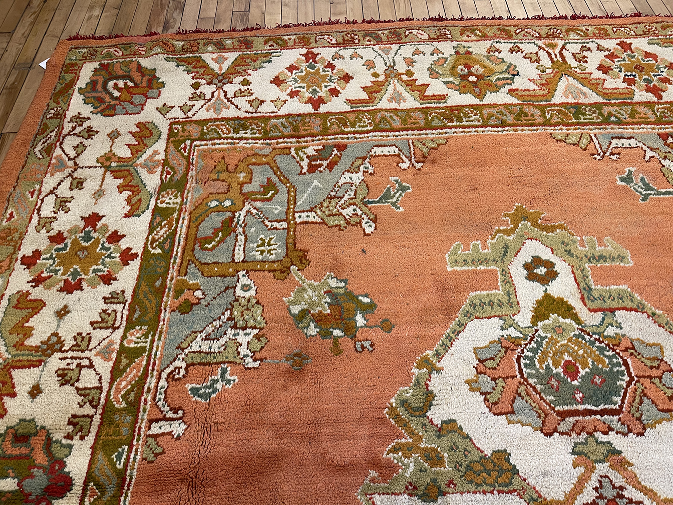 Antique oushak Carpet - # 58173