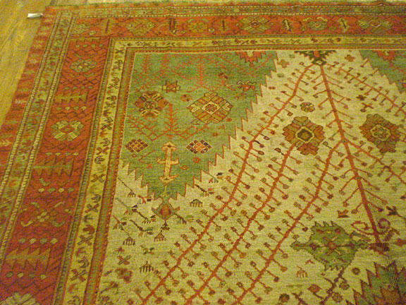 Antique oushak Carpet - # 5852