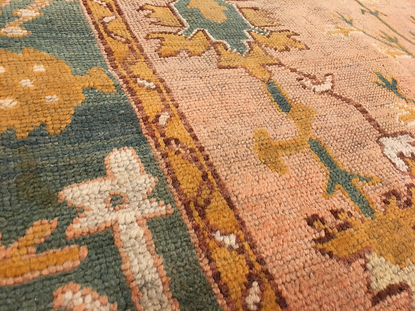 Antique oushak Carpet - # 5855