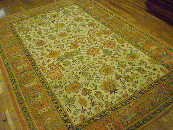 Antique oushak Carpet - # 5856