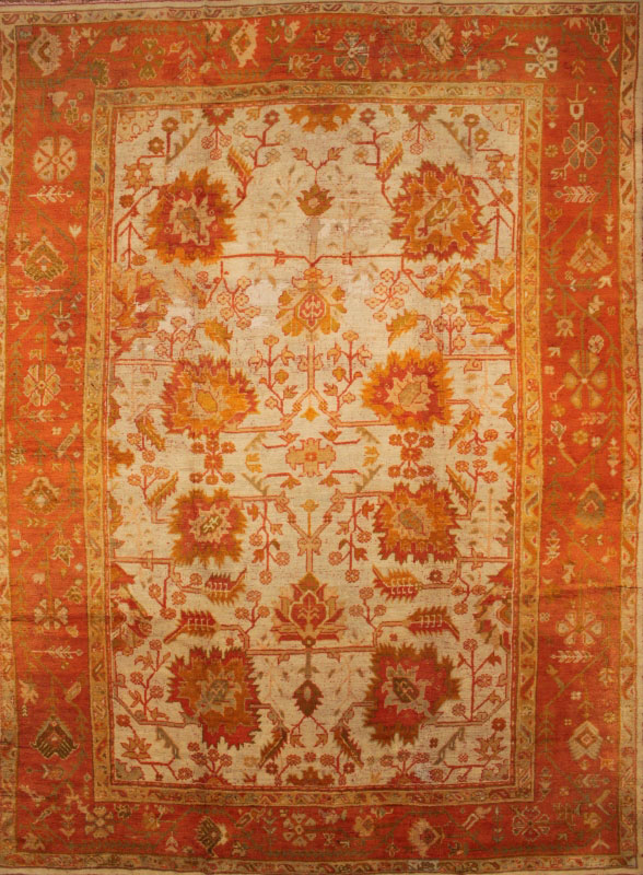 Antique oushak Carpet - # 6766