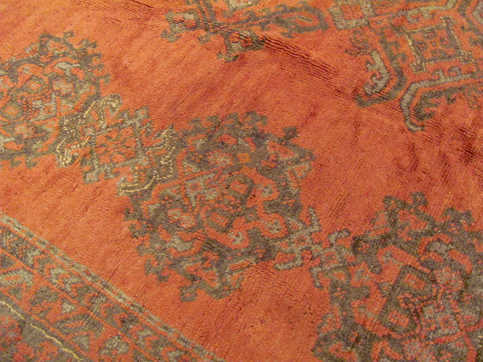 Antique oushak Carpet - # 6888