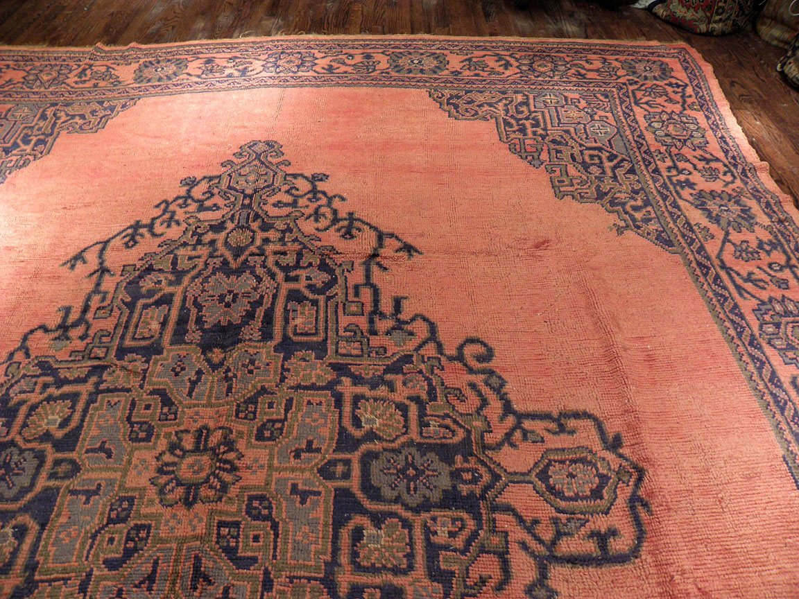 Antique oushak Carpet - # 6893