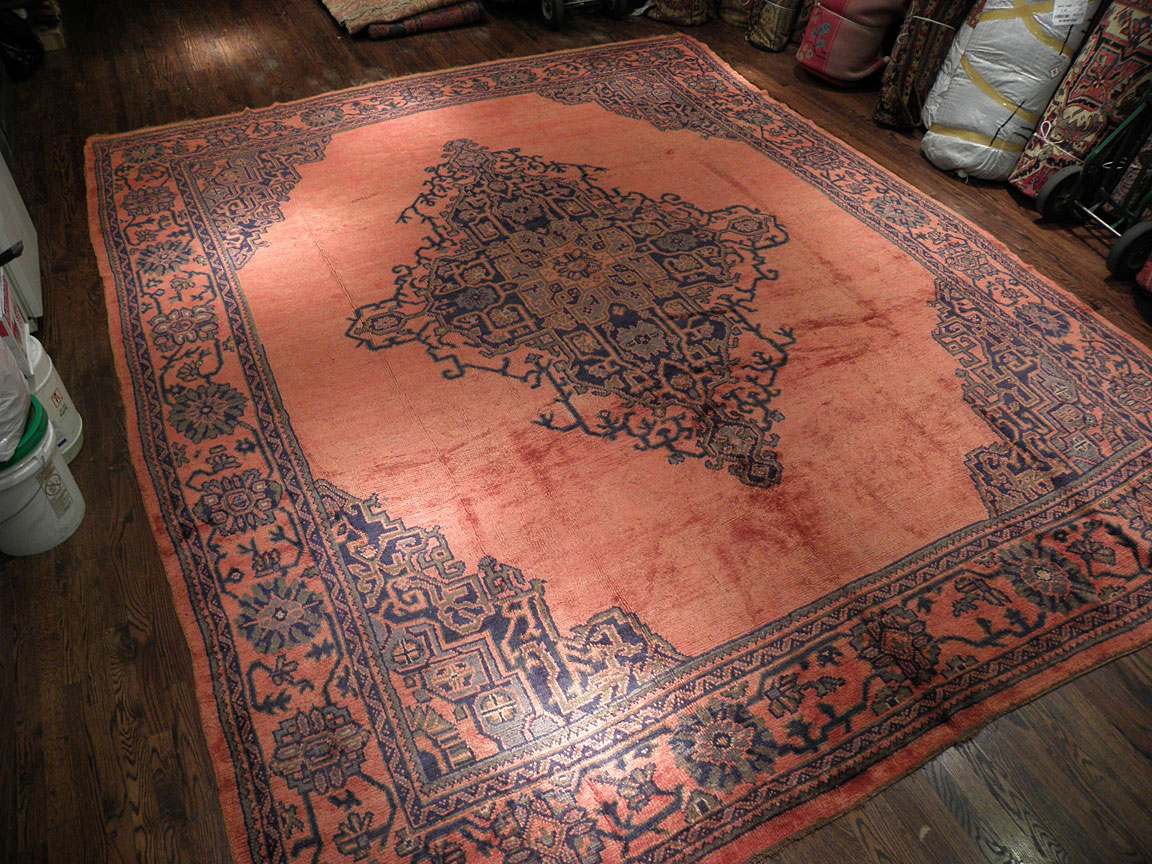 Antique oushak Carpet - # 6893