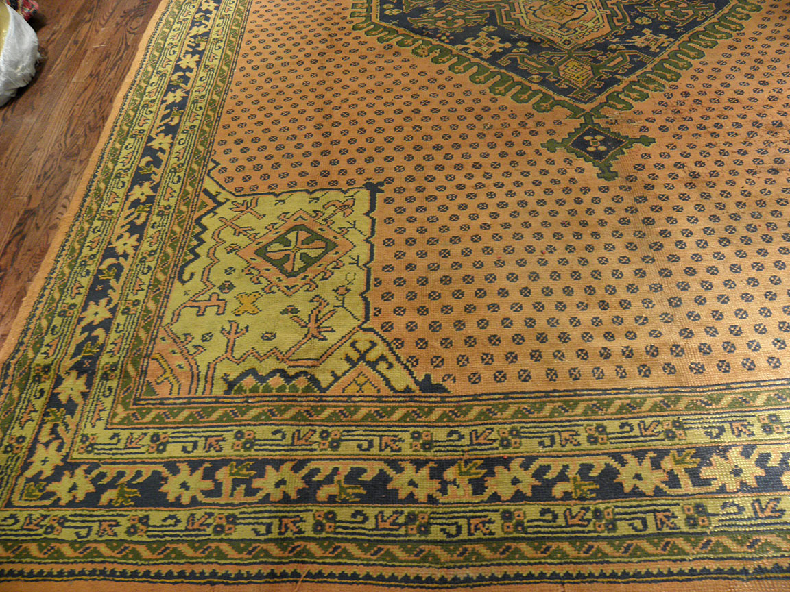 Antique oushak Carpet - # 6895