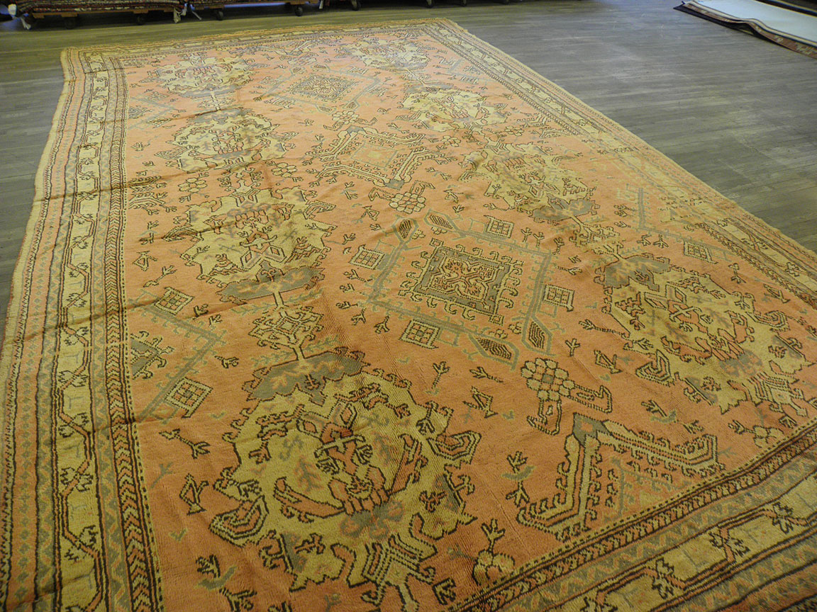 Antique oushak Carpet - # 6946