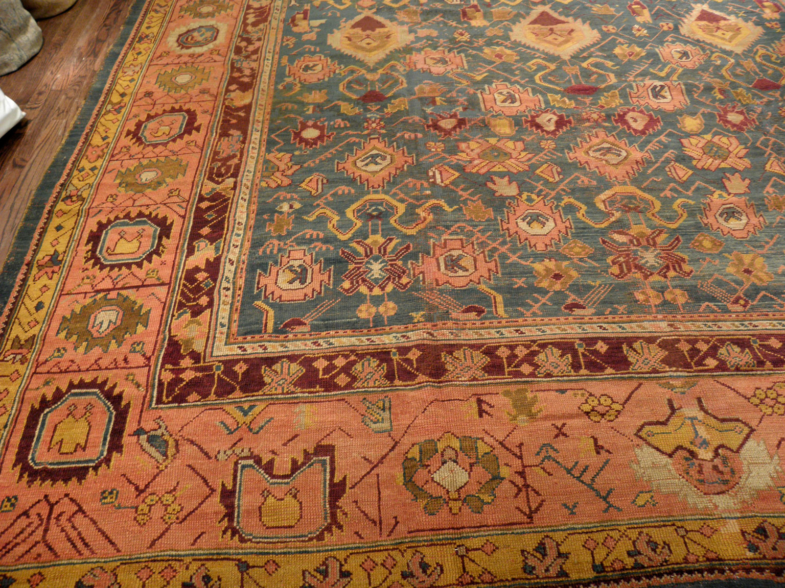 Antique oushak Carpet - # 7339