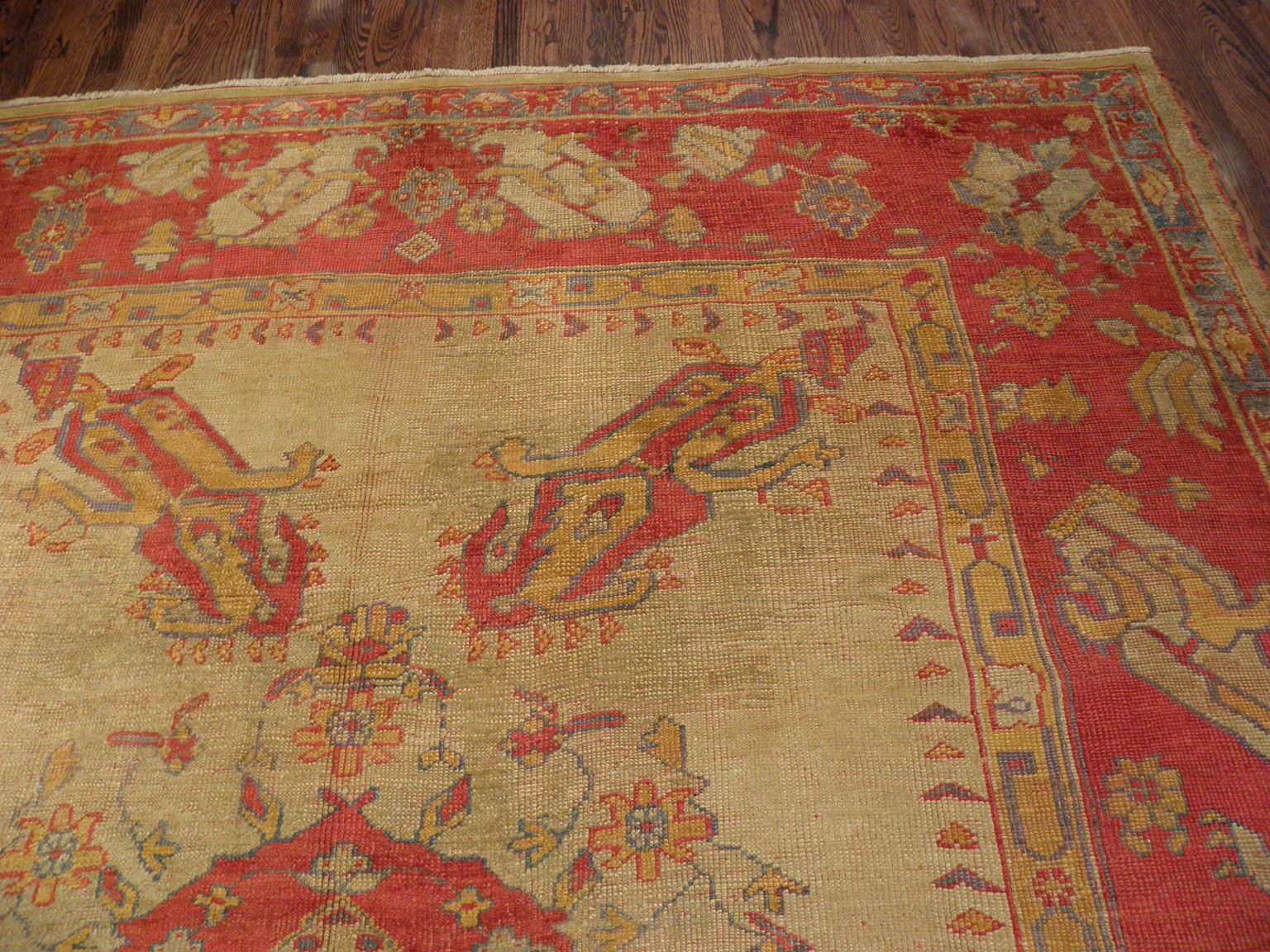 Antique oushak Carpet - # 7345
