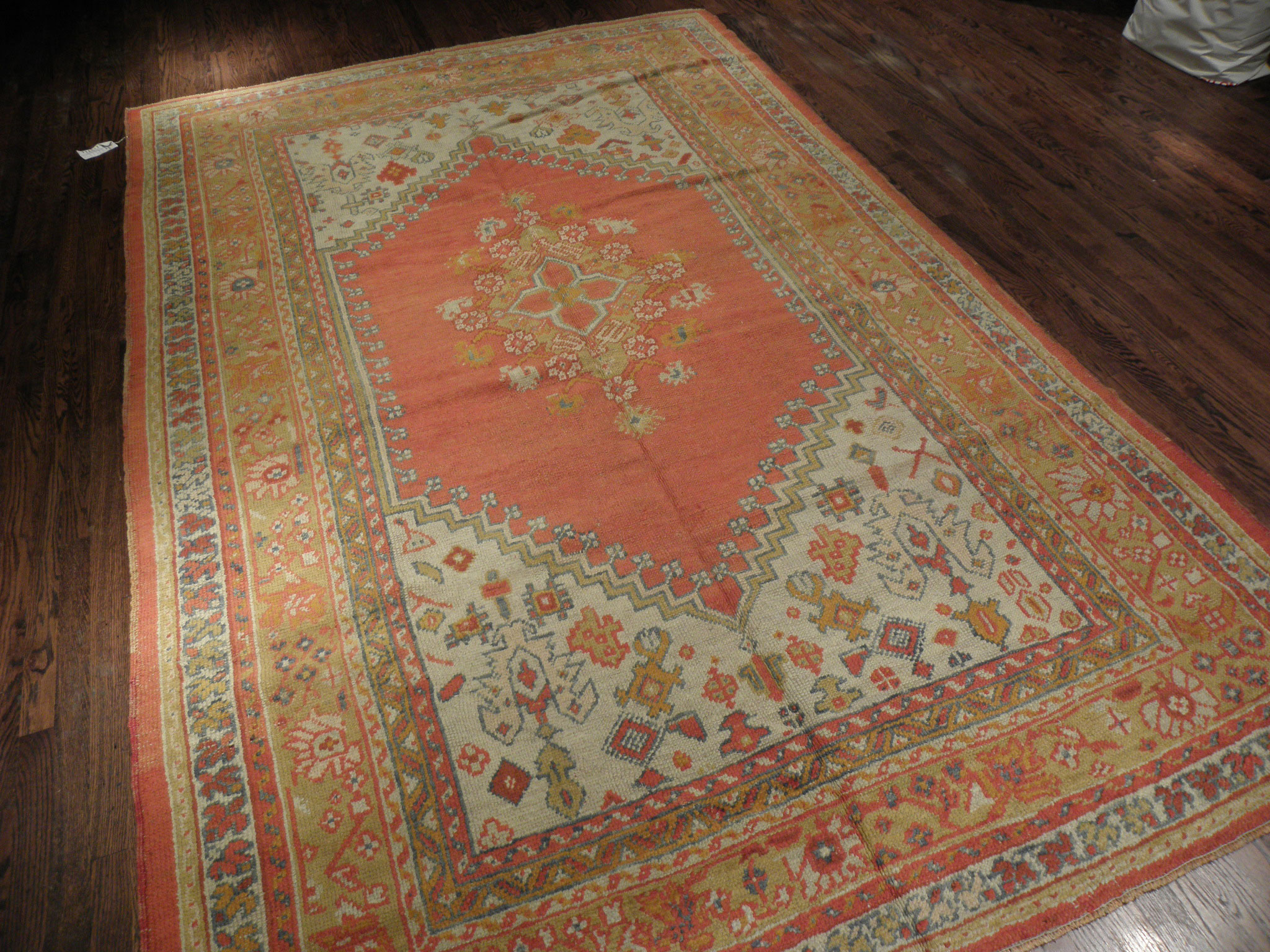 Antique oushak Carpet - # 7352