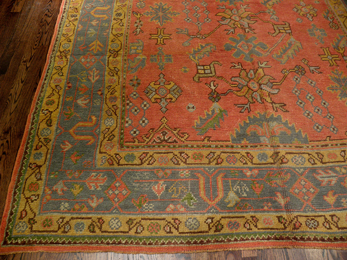 Antique oushak Carpet - # 7353