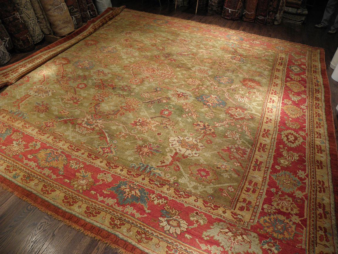 Antique oushak Carpet - # 7369