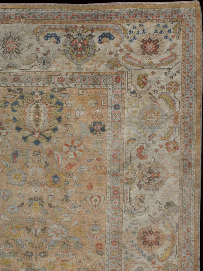 Antique oushak Carpet - # 7396