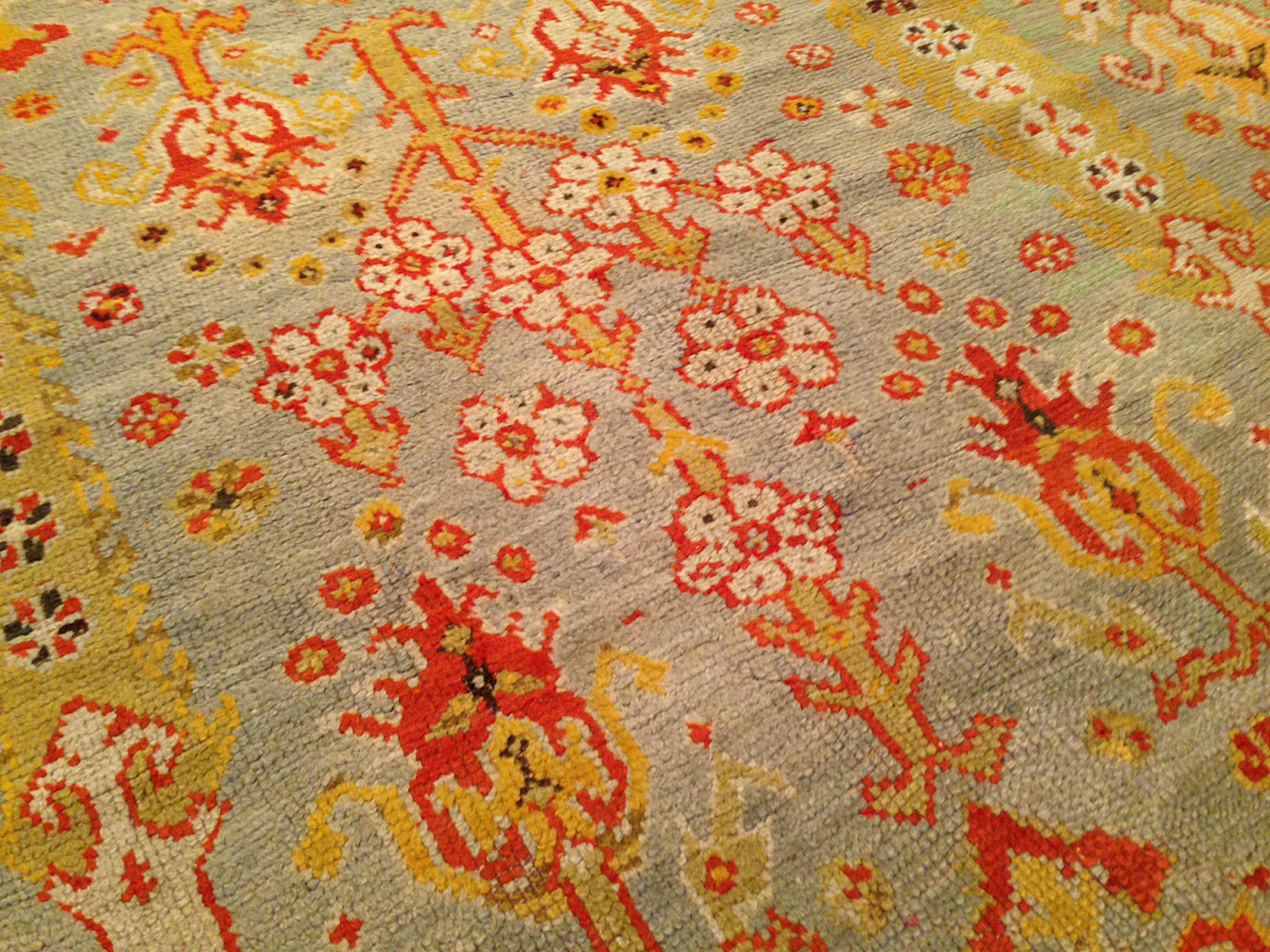 Antique oushak Carpet - # 7397