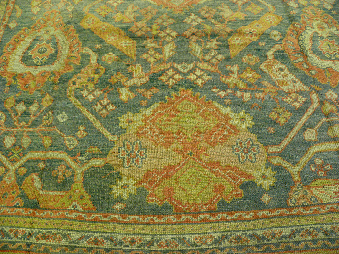 Antique oushak Carpet - # 7416