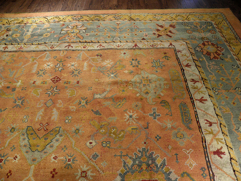 Antique oushak Carpet - # 7603
