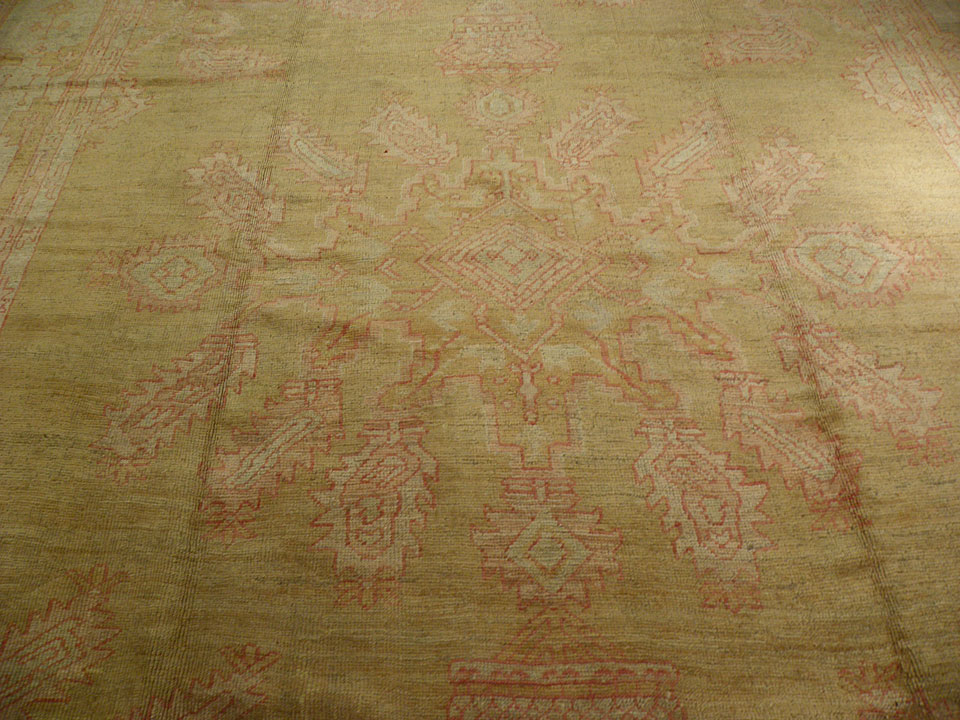 Antique oushak Carpet - # 7604