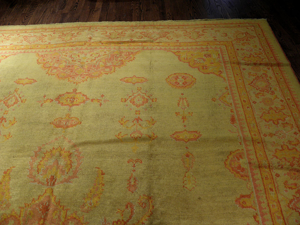 Antique oushak Carpet - # 7605