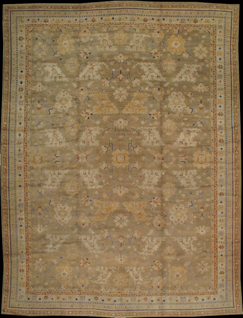 Antique oushak Carpet - # 7610