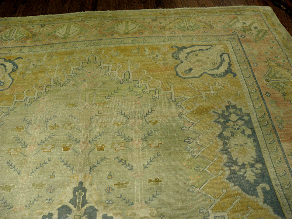 Antique oushak Carpet - # 7619