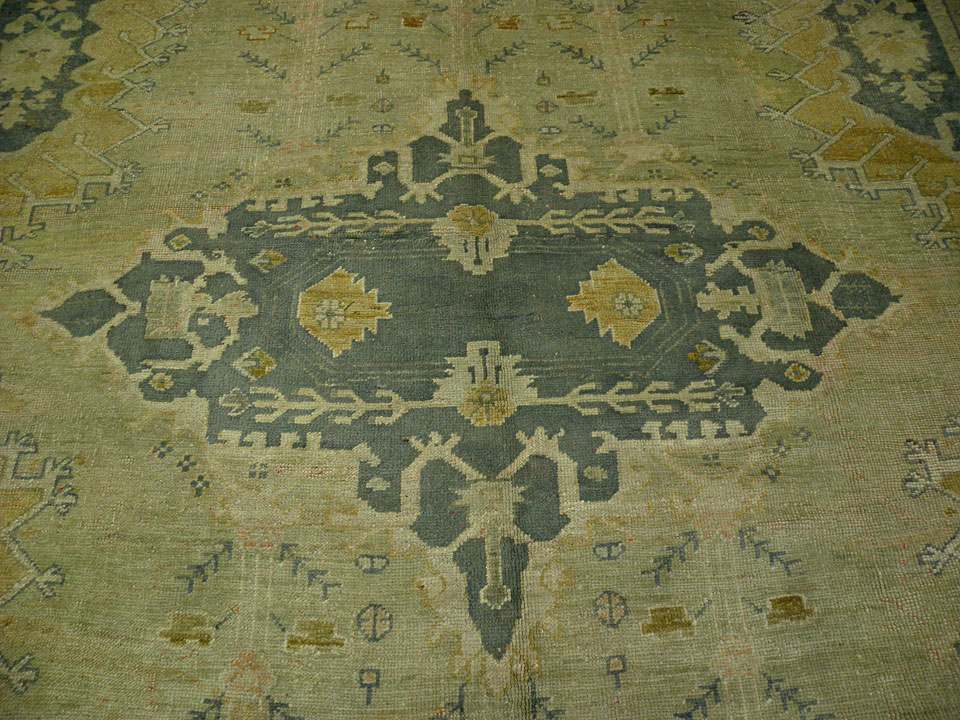 Antique oushak Carpet - # 7619