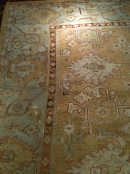 Antique oushak Carpet - # 7723