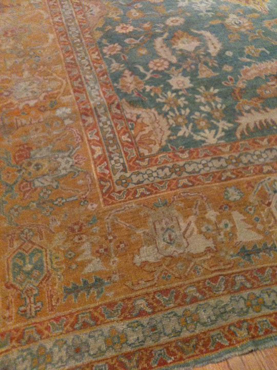 Antique oushak Carpet - # 7727
