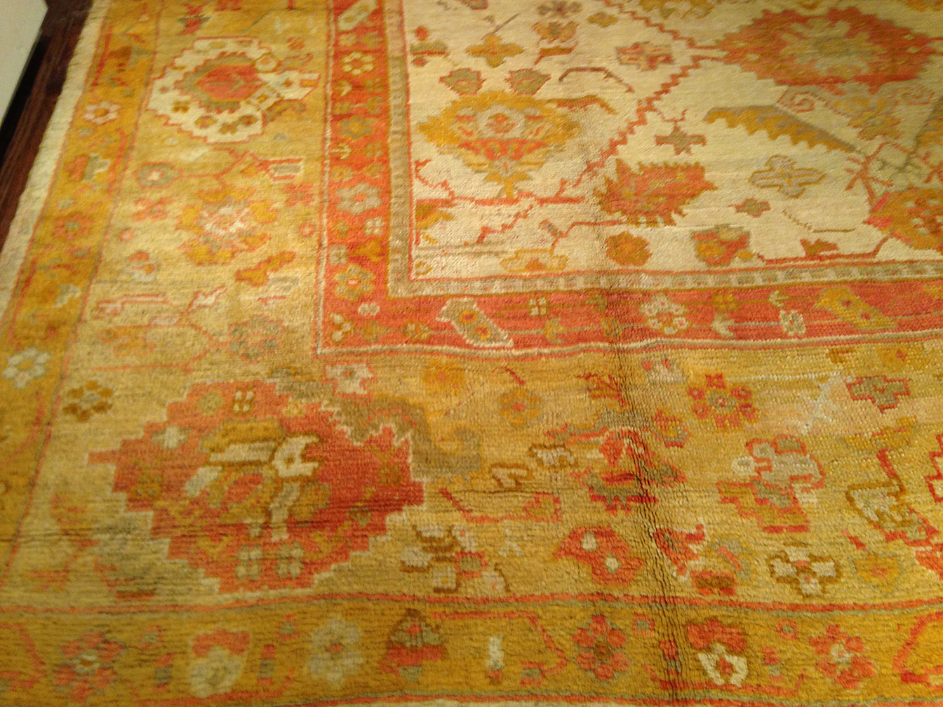 Antique oushak Carpet - # 7728