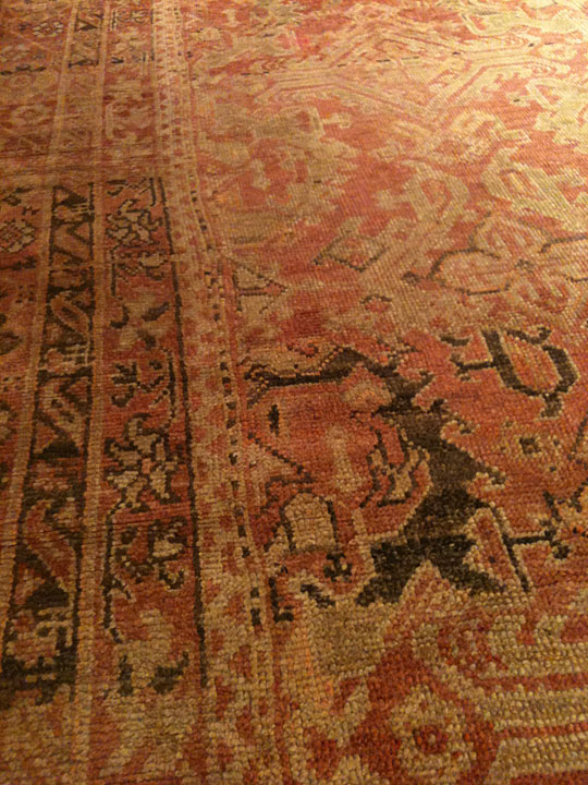Antique oushak Carpet - # 7740