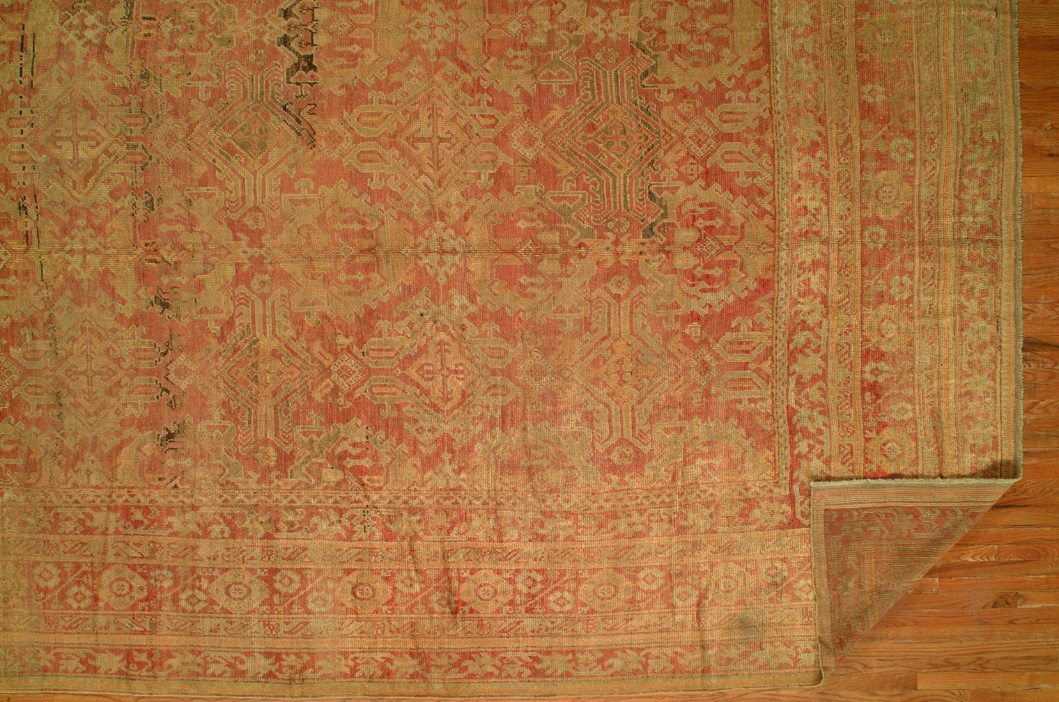 Antique oushak Carpet - # 7740