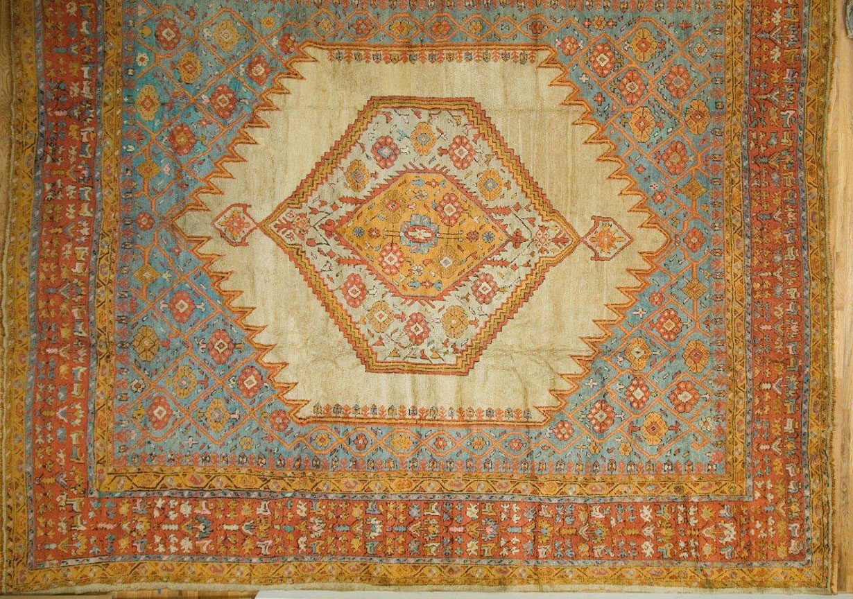 Antique oushak Carpet - # 7747