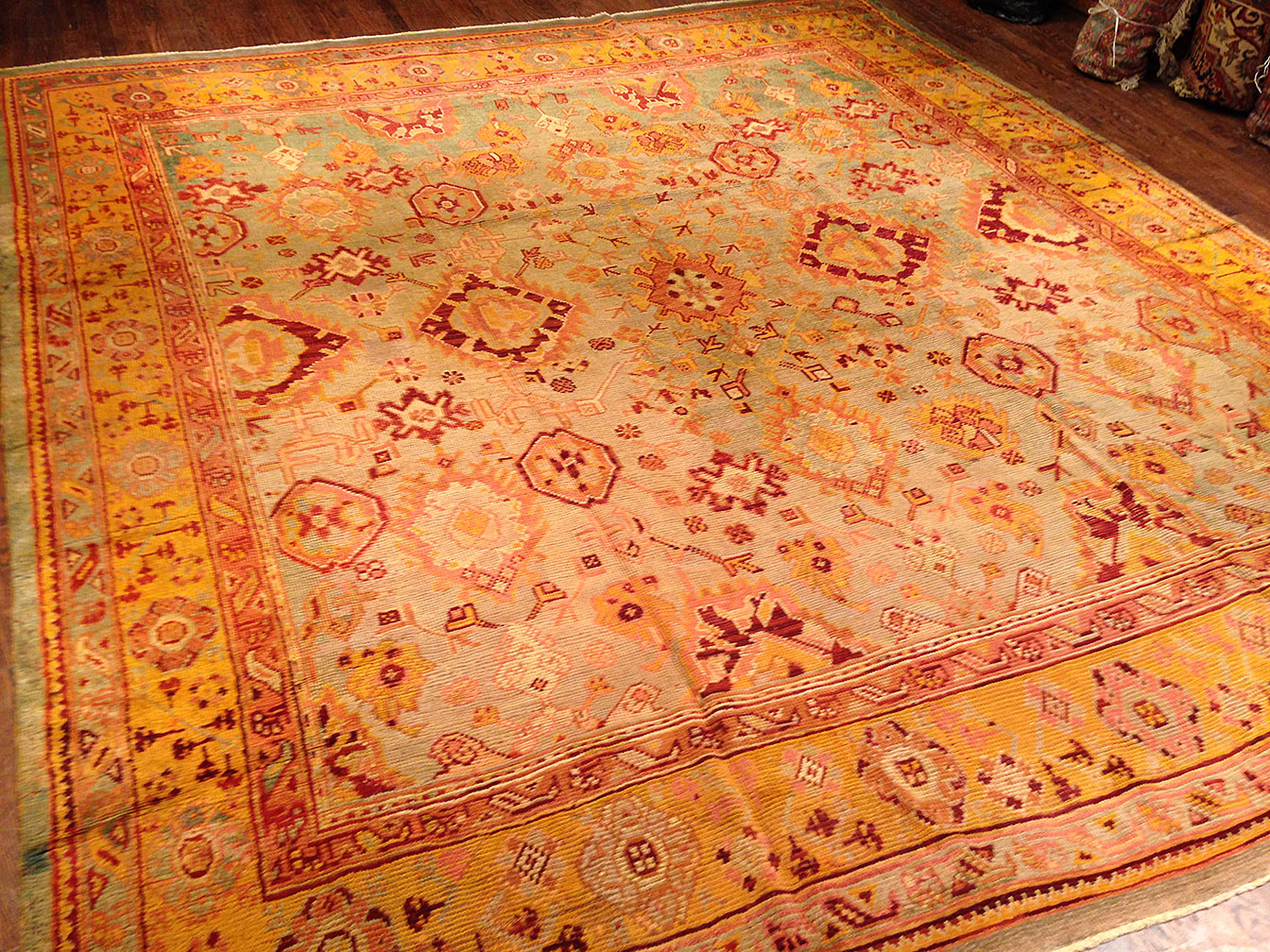 Antique oushak Carpet - # 8113