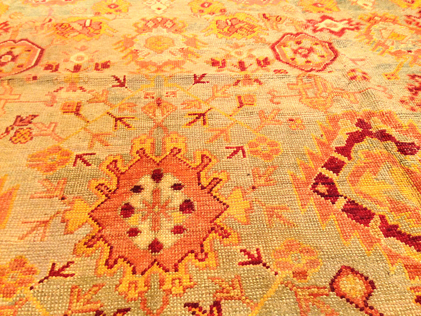 Antique oushak Carpet - # 8113