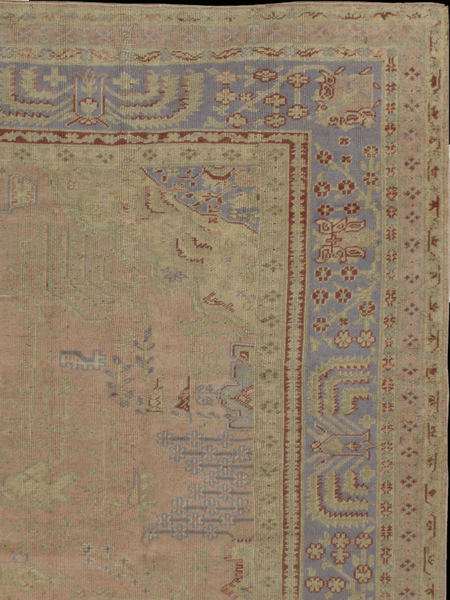 Antique oushak Carpet - # 8673