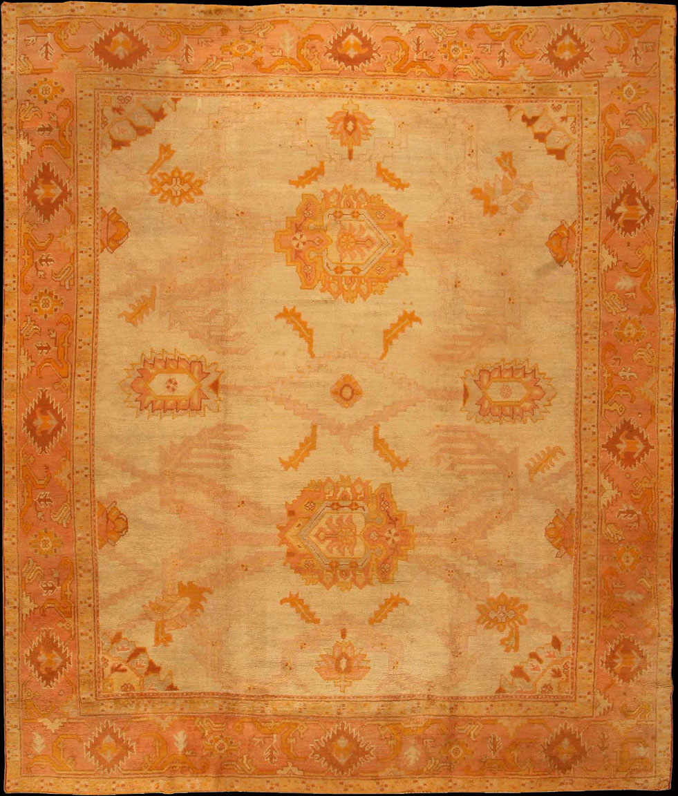 Antique oushak Carpet - # 8682