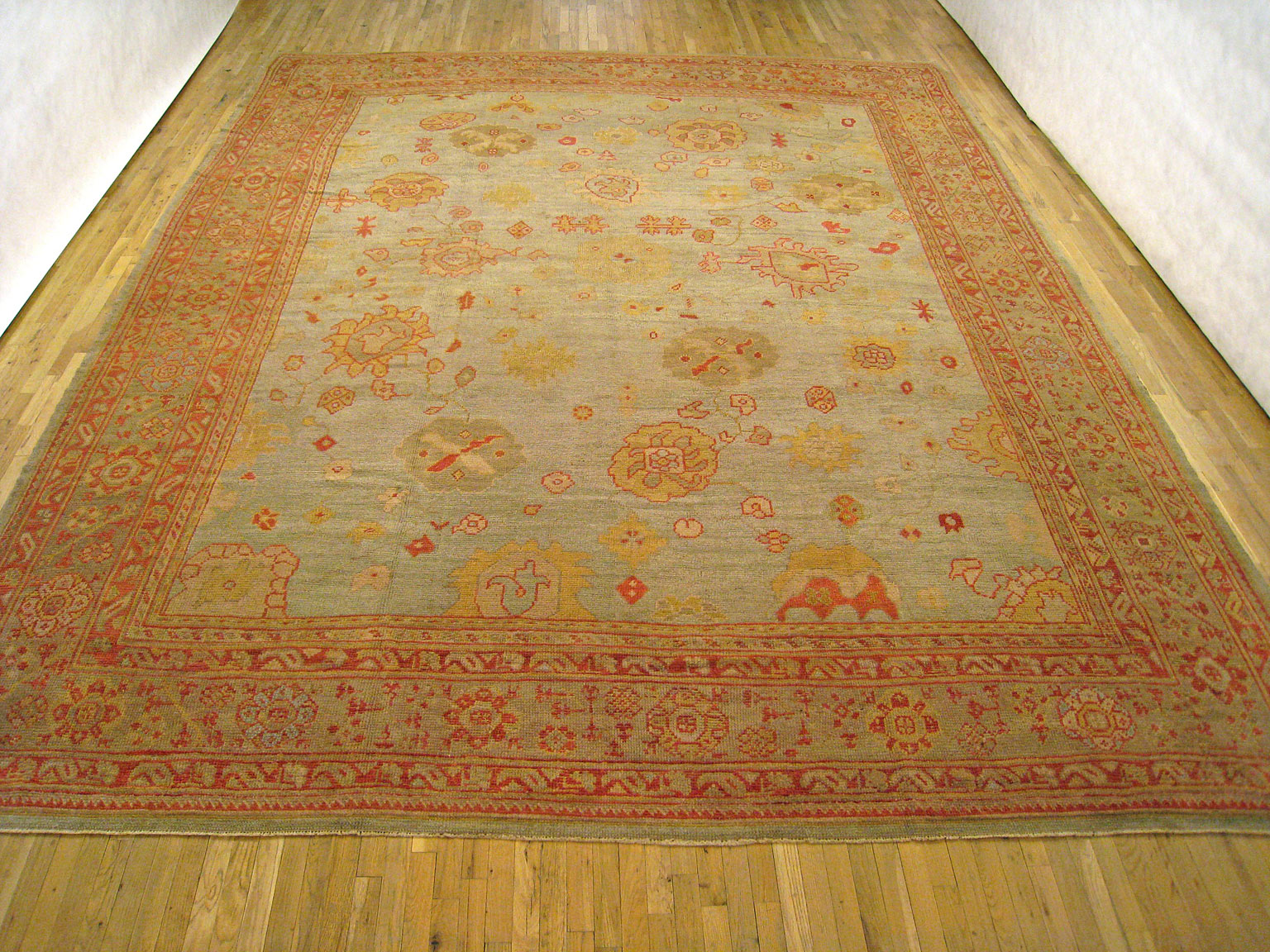 Antique oushak Carpet - # 8687