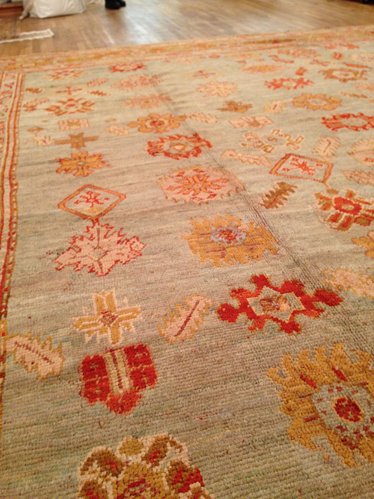 Antique oushak Carpet - # 8691